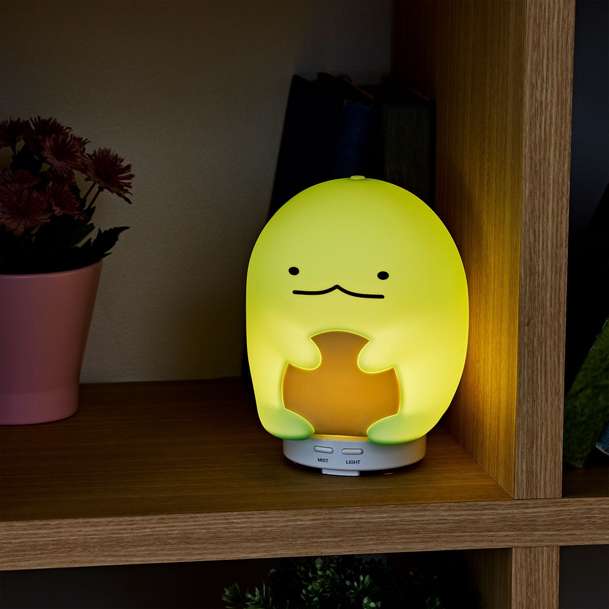 すみっコぐらし ルームライト加湿器 とかげ(ルームライトモード イメージ2)