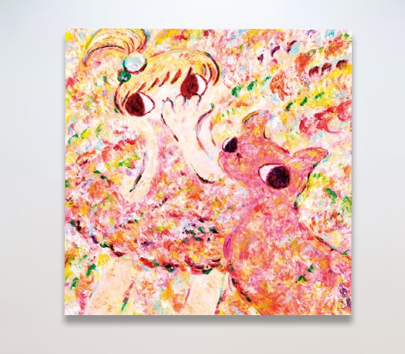 ロッカクアヤコ 作品 キャンバス・アクリル