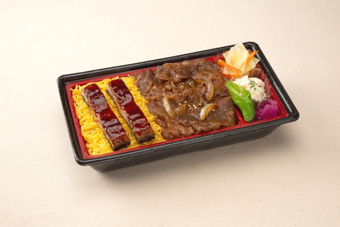 『うなぎ&スタミナ焼肉弁当』(税込1,253円/1個)