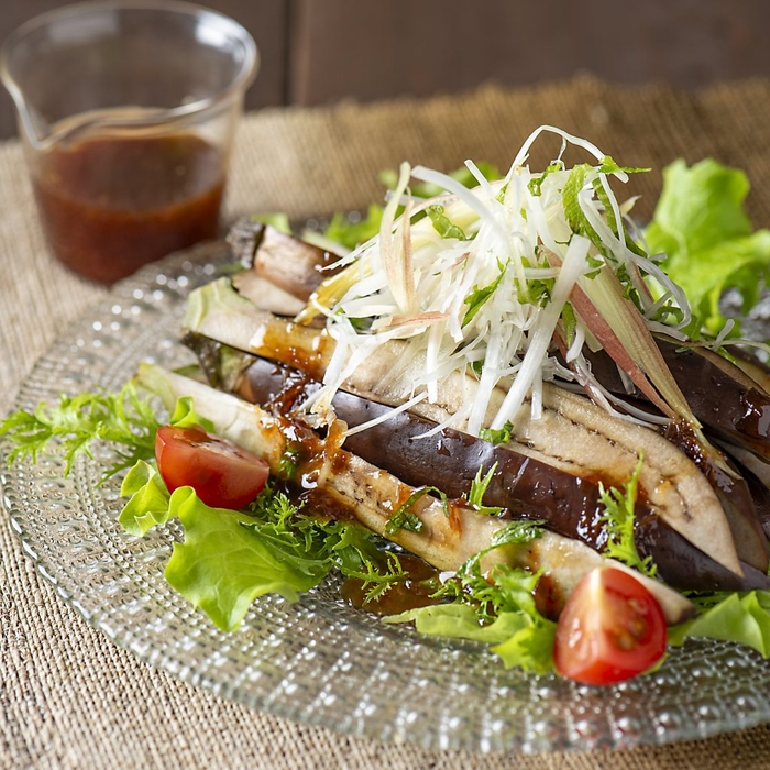 すだちでさっぱり冷やしなす（すだち鰹めんつゆ使用）