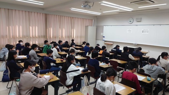 令和5年(2023年)の体験模試の様子