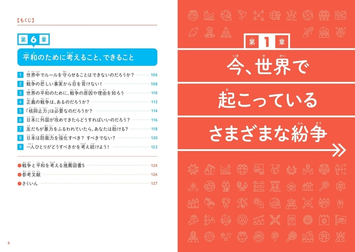 『こども戦争と平和 戦争と平和について考えるきっかけとなる本』もくじ③