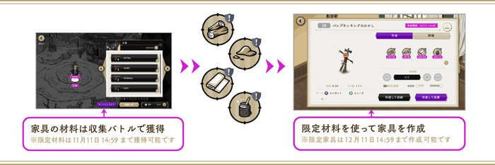 (作成可能条件:ルームランク8 + イベントストーリークリア)