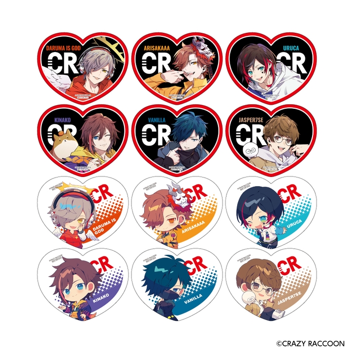 ▲ハート型クリアしおり 配布期間:5/25~6/14