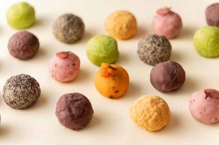 カラフルで人気の七福おはぎ