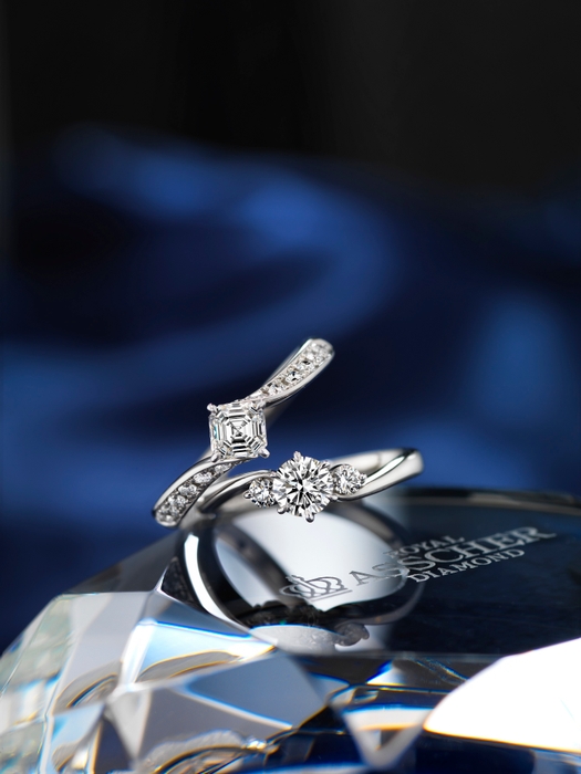 ロイヤル・アッシャー 婚約指輪