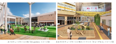 地域とともに成長する施設をめざして あべのキューズモール・あまがさきキューズモールがリニューアル