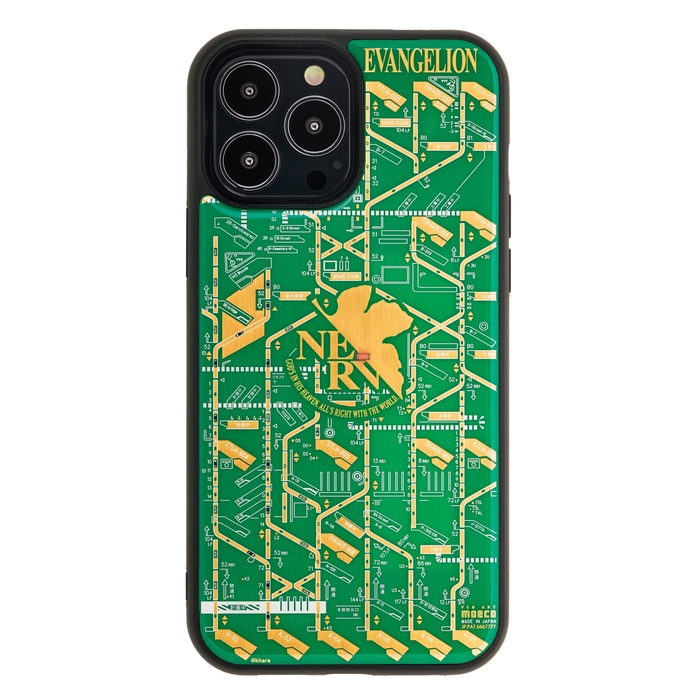 FLASH NERV 基板アート iPhone 13Pro Maxケース 緑