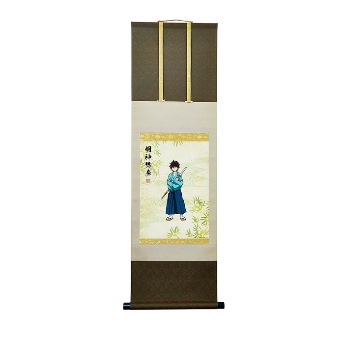 明神弥彦 掛け軸 全体
