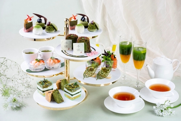 ザ・プリンス パークタワー東京×千休 「お抹茶アフタヌーンティー」第2弾が5月1日スタート 　今年は全種類グルテンフリーで提供
