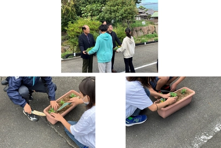 未来ある子供たちのために 小学校に花の苗を届け続けて３５年