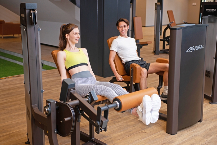 仕事や勉強が落ち着いたら店内でトレーニング!