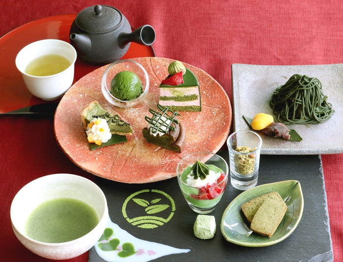 宇治茶&濃厚抹茶スイーツアフタヌーンティー