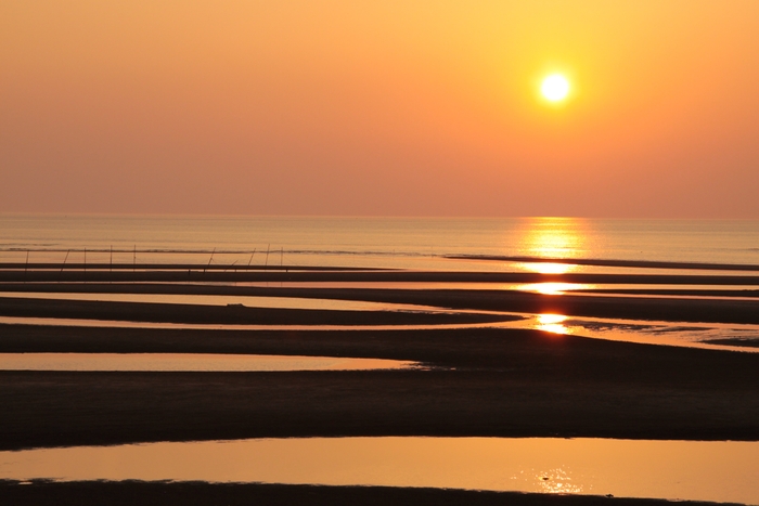 日本の夕陽百選 真玉海岸