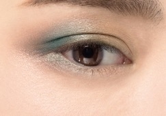 推しカラーメイク 青推し 仕上がり