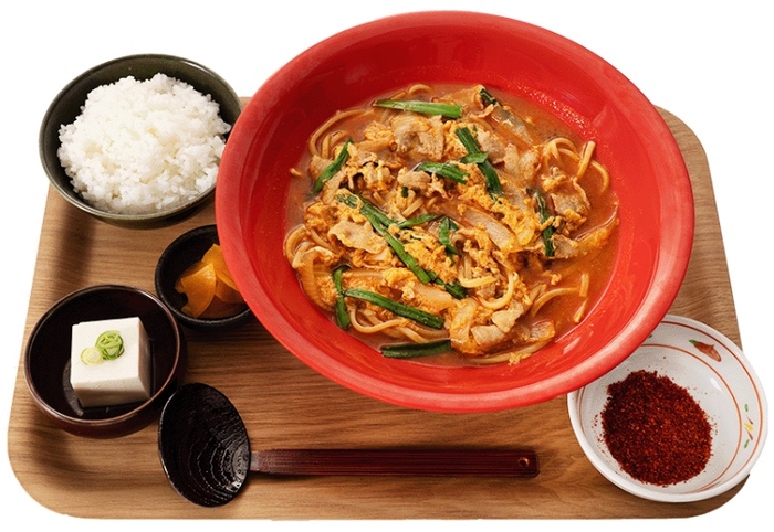 辛旨麺定食 920円(税込み)