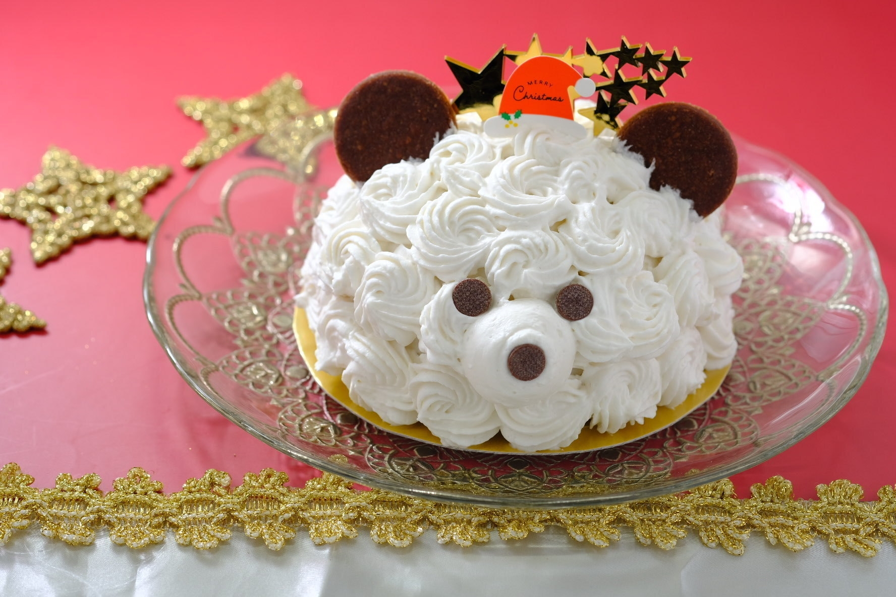 くまちゃんサンタクロースケーキ