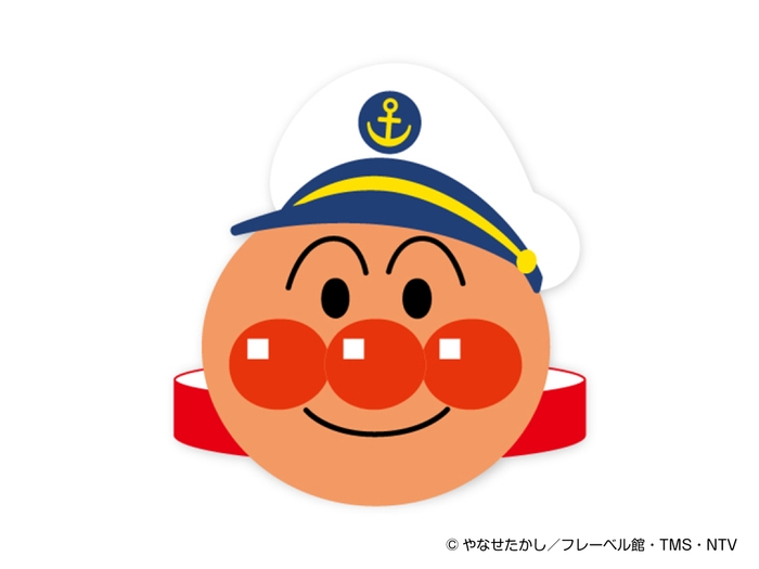 ステージに登場するアンパンマンのお面工作※画像はイメージです