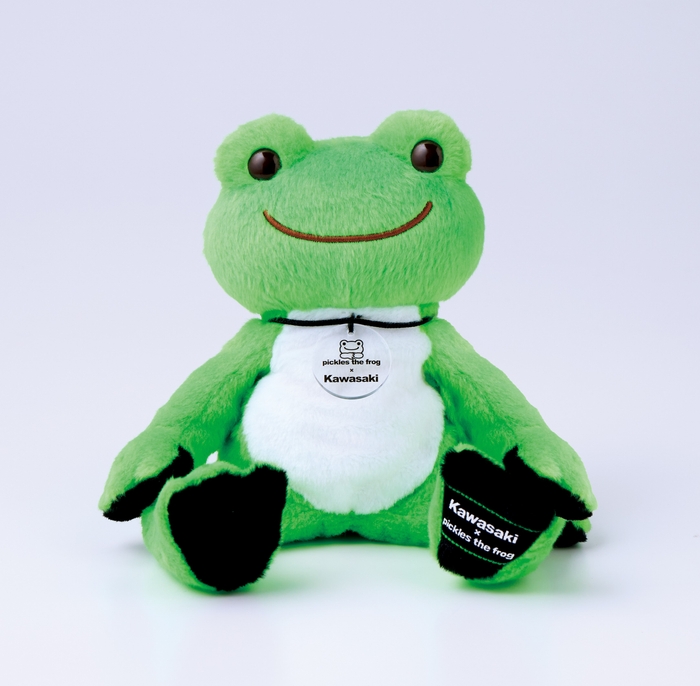 ●カワサキ×かえるのピクルス ビーンドール ¥3,520(税込)/座高約16㎝