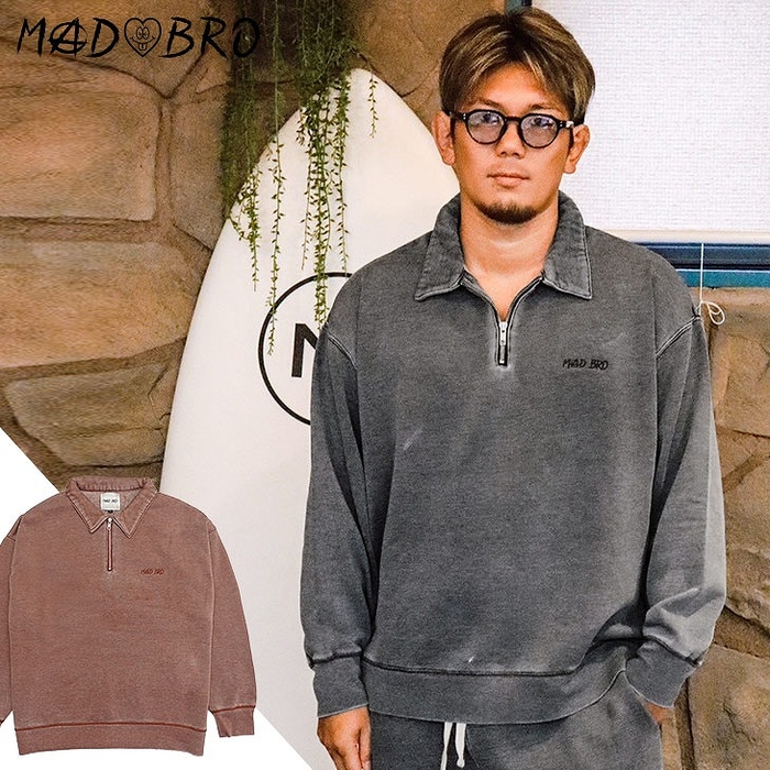 Half Zip Pullover Sweatshirt