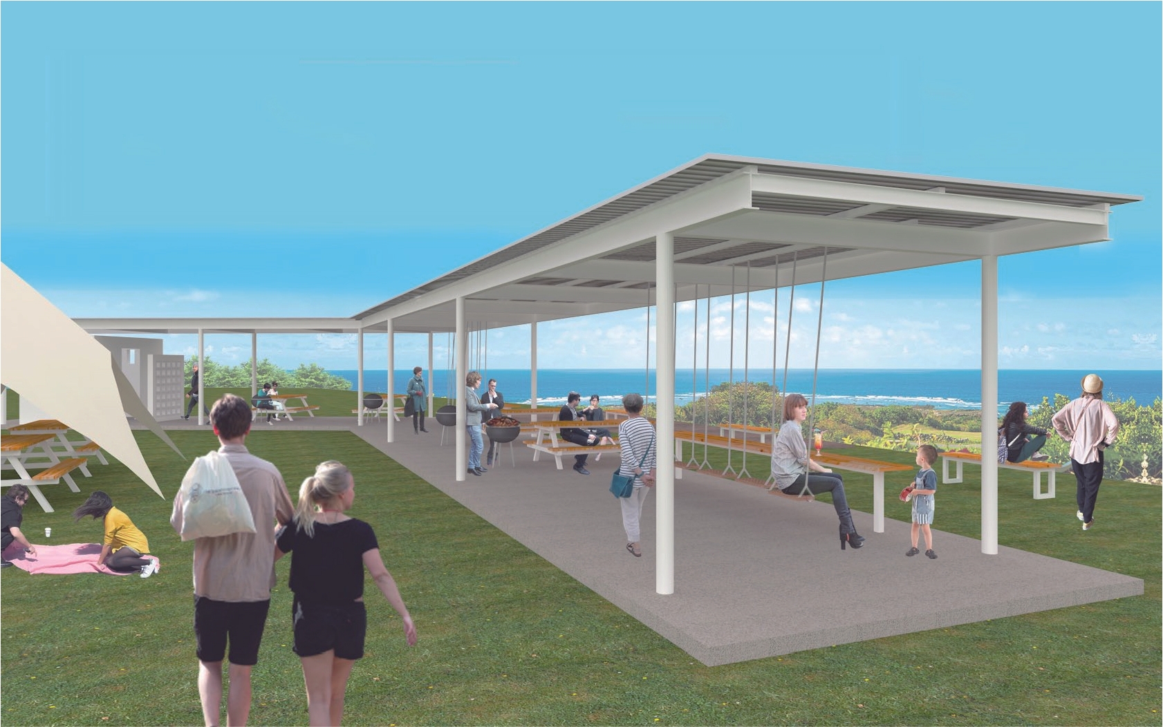 BBQエリア完成予想図