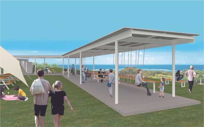 BBQエリア完成予想図