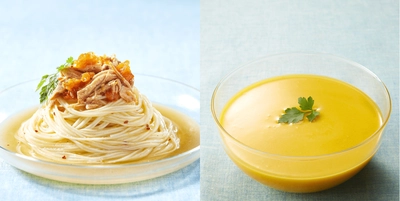 夏季限定品の冷製パスタソース2品と冷製ポタージュ3品が 4月27日より発売！冷やすだけでカンタン、暑い夏にもおすすめ