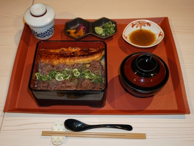 「清流うなぎ月島 東大赤門前店」開店1周年記念メニュー 『うな牛はらみ重定食』『うな牛はらみ弁当』を特別価格で販売！ 11月30日(木)までの期間限定