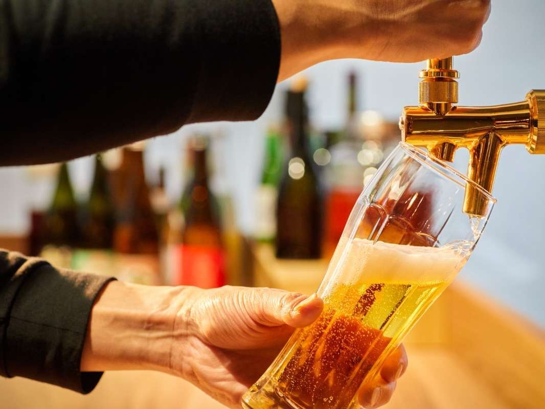 キンキンに冷えた生ビール