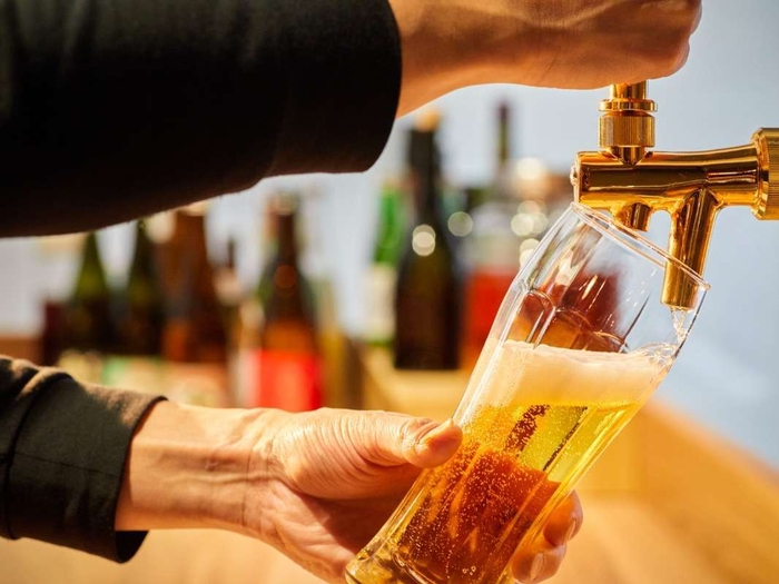 キンキンに冷えた生ビール