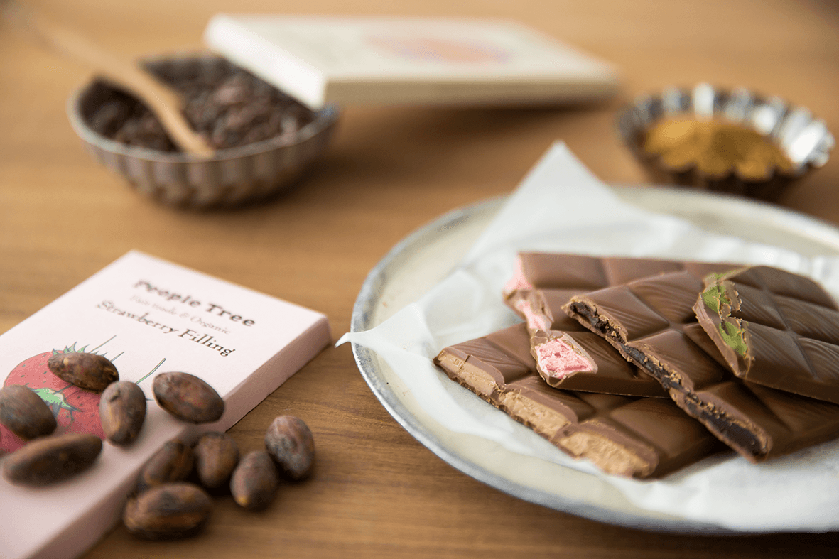 フェアトレード&オーガニックチョコ フィリングタイプ