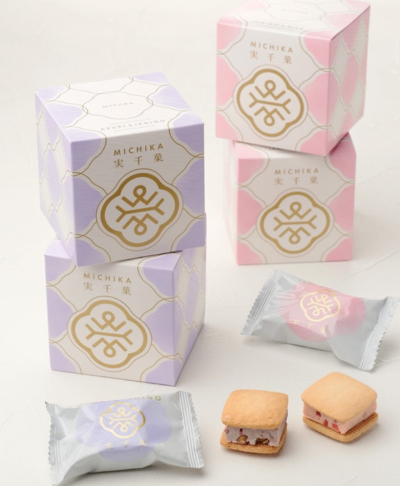 実千菓4個入(あずき&いちご、いちご、&ミルク)