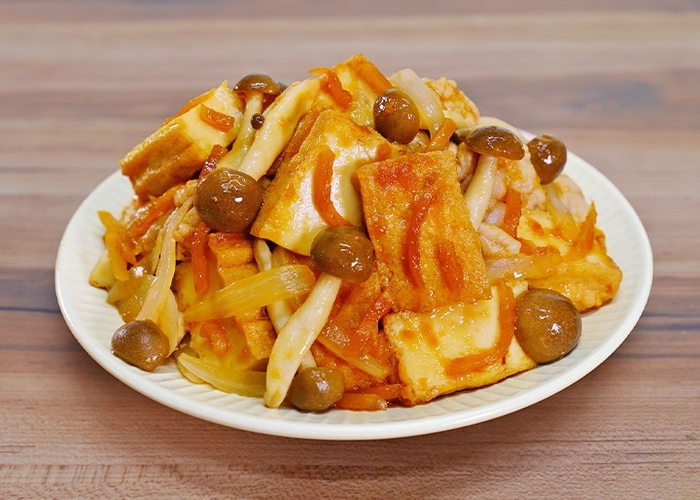 調理例(きのこを加えたアレンジ)