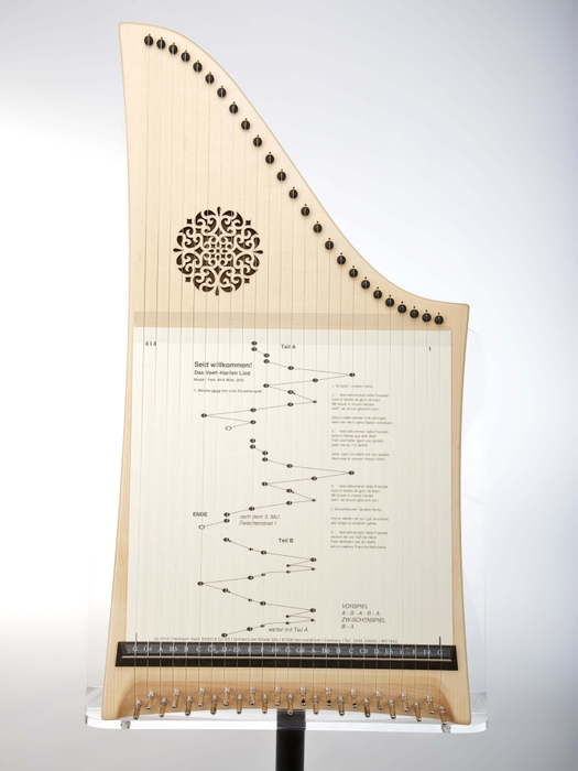 弦の下に音符の玉が現れます