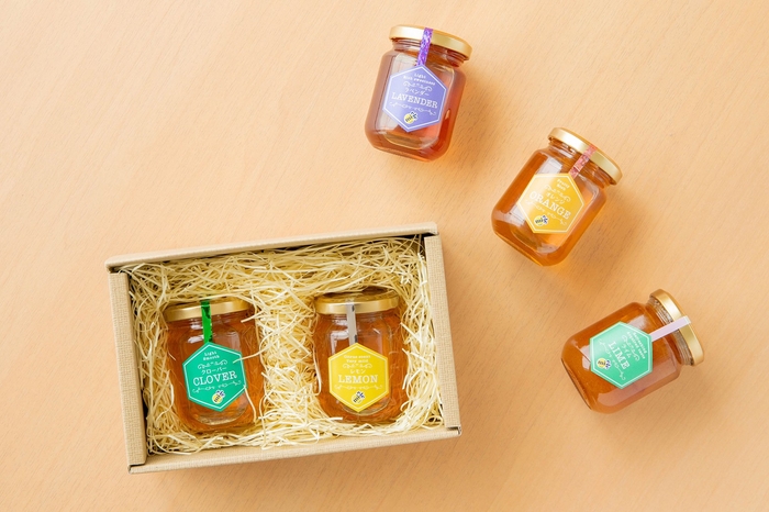 「ミエレオリジナル選べる蜂蜜セット」 1,980円(税込)