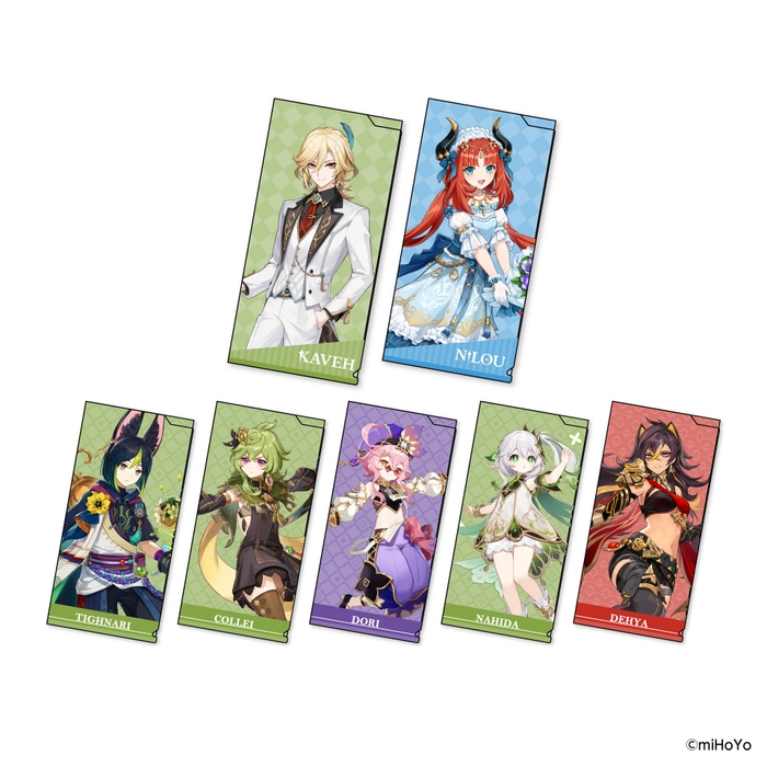 ▲キャンペーン前半 配布物:オリジナルチケットファイル(全7種) 配布期間:7月29日(土)~8月18日(金)