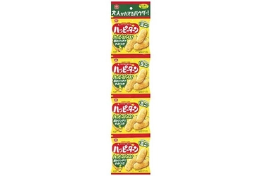 『ハッピーターンミニ スパイス4連』新発売 大人がハマる、食べ切りサイズのハッピーターン