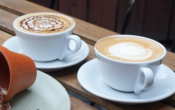 豊富なカフェメニューも