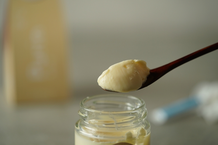 Purin かため スプーン上げ