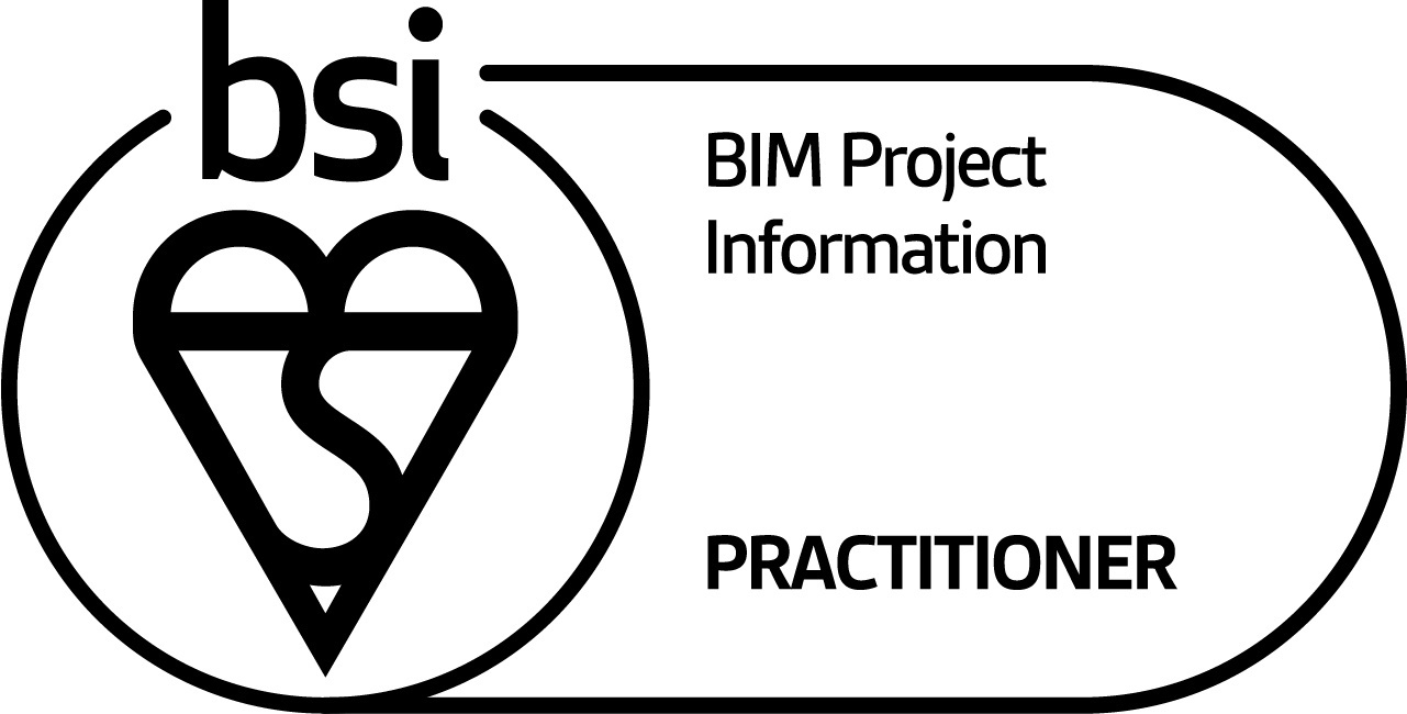BSI資格マークの一例:「BIM プロジェクトインフォメーション プラクティショナー」資格マーク