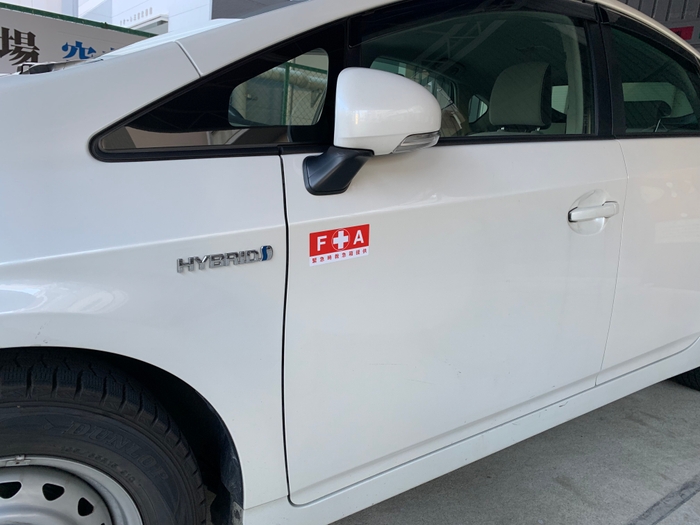 FAステッカー　貼付車両　1