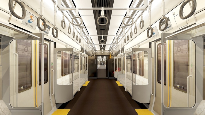 「12000系」をベースにした内装デザイン (イメージ)