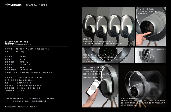 SMART FAN TRIPOD:SFT01 概要