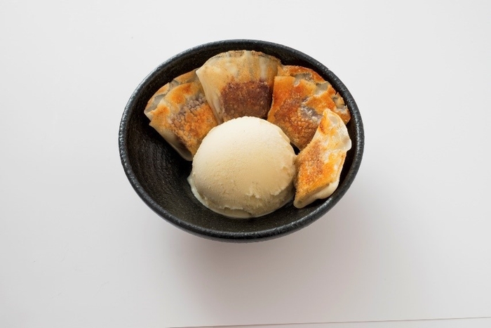チョコ餃子&バニラアイス