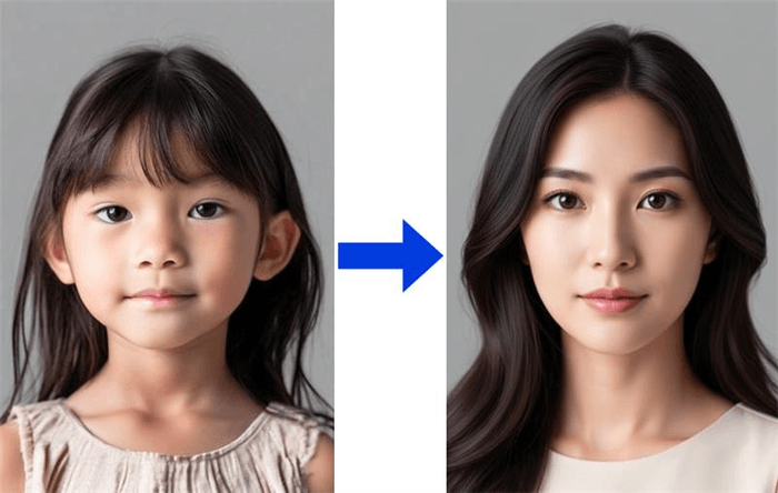 25年後の私（女の子）