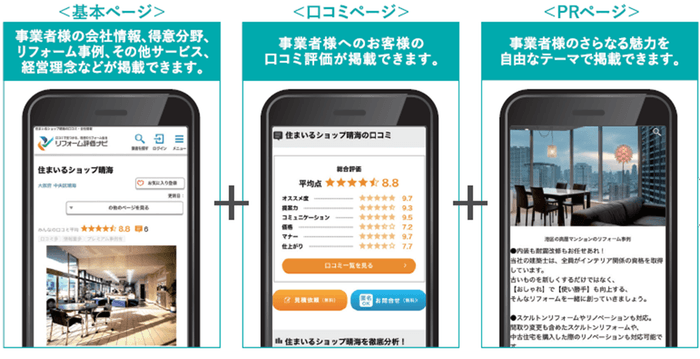 事業者ページ(リフォーム評価ナビ)