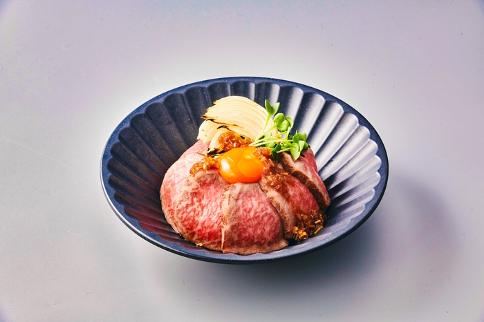 BEERGARDEN　赤城牛のローストビーフ丼(地産地消食堂アカギメシ)