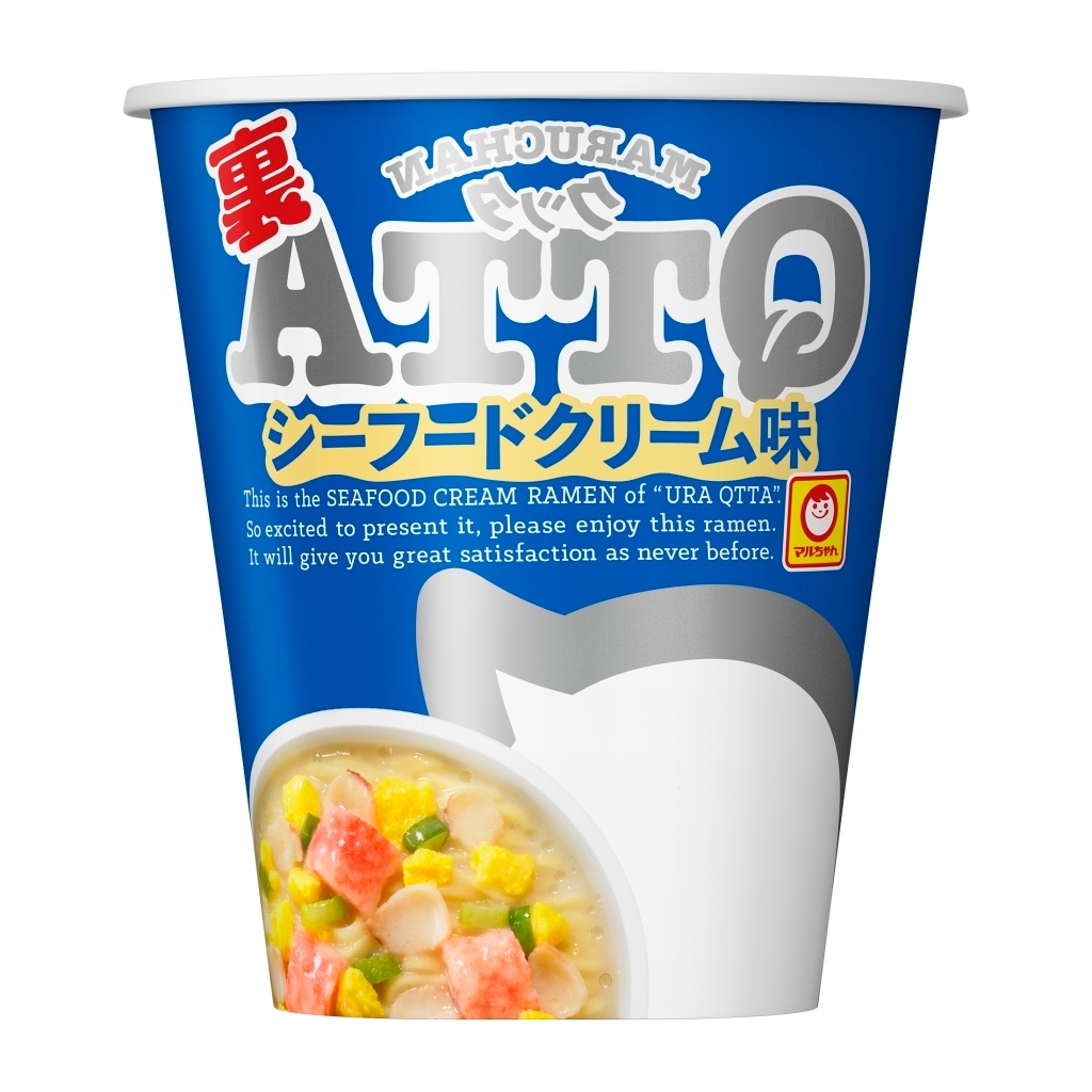 MARUCHAN QTTA 裏 シーフードクリーム味