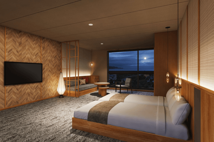 シャワー付きユニバーサル客室(3階海側客室)