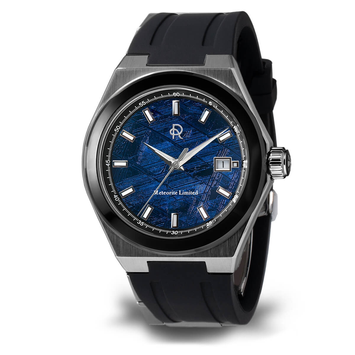 A904 メテオライト・リミテッド ブルー ブラックラバーベルト